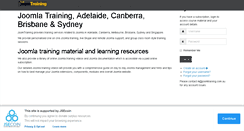 Desktop Screenshot of joomtraining.com.au